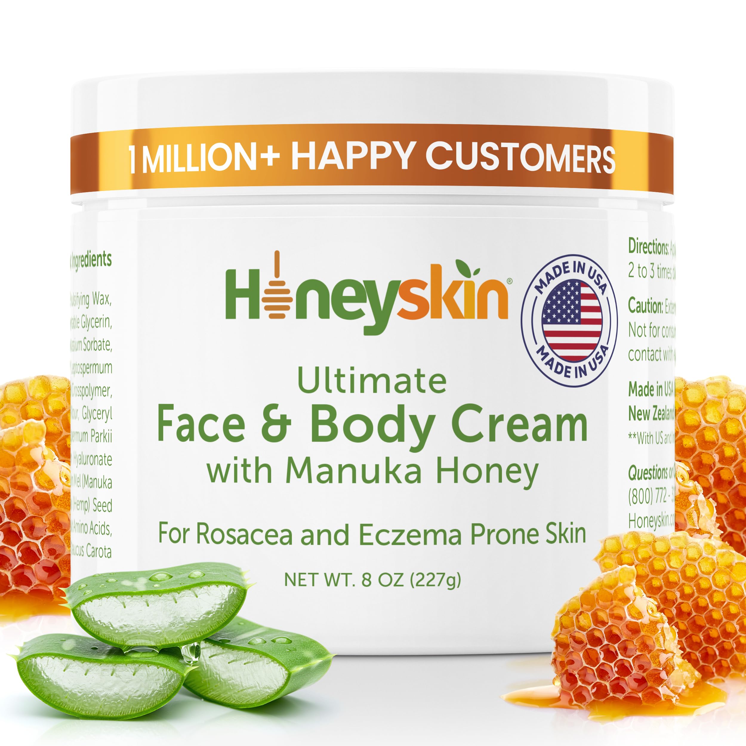 Amazon.com : Hydrating Face Moisturizer & Body Cream with Manuka